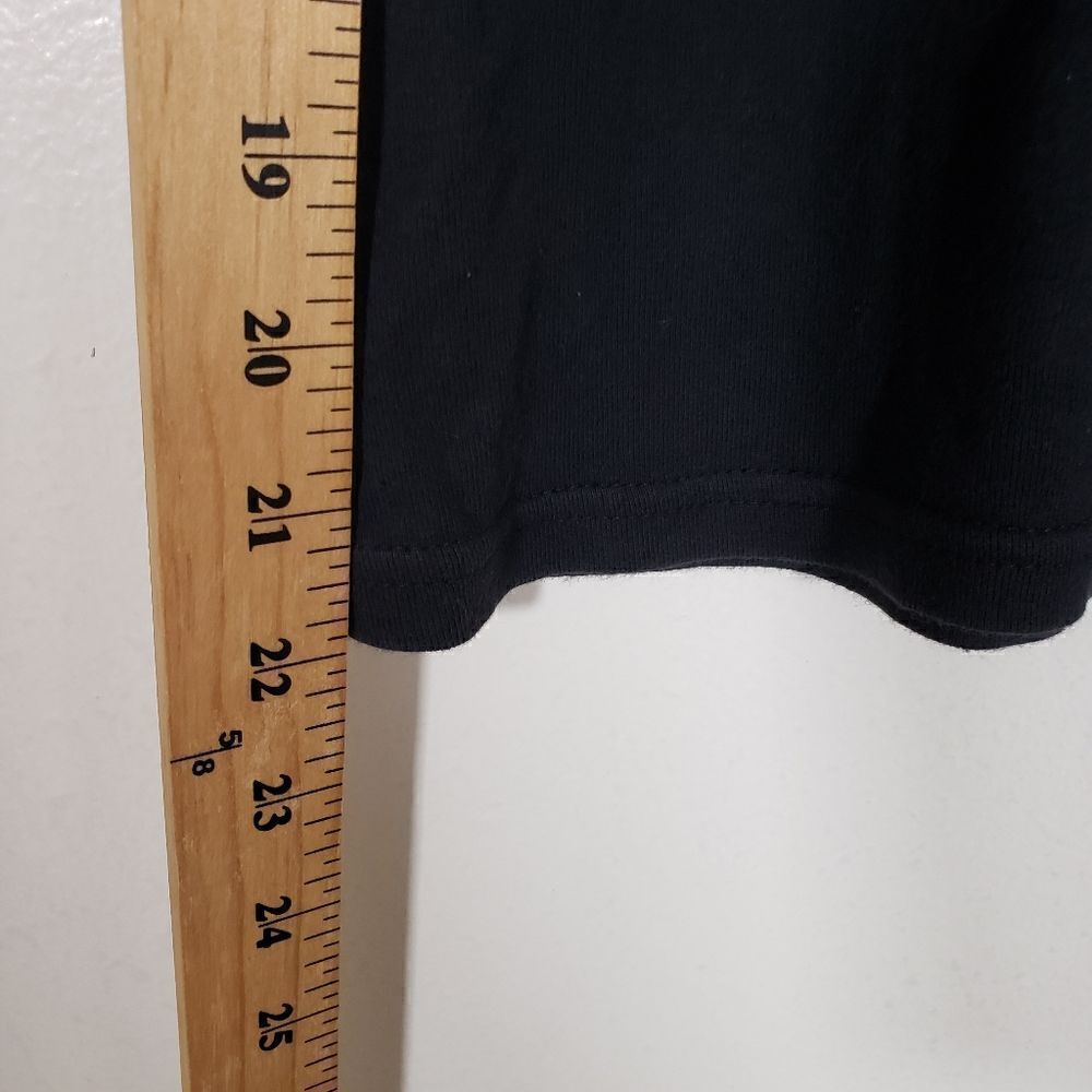 Johnnie Fedora Vintage 90s Y2K Black 3/4 Sleeve Blouse Size M - Picture 5 of 5